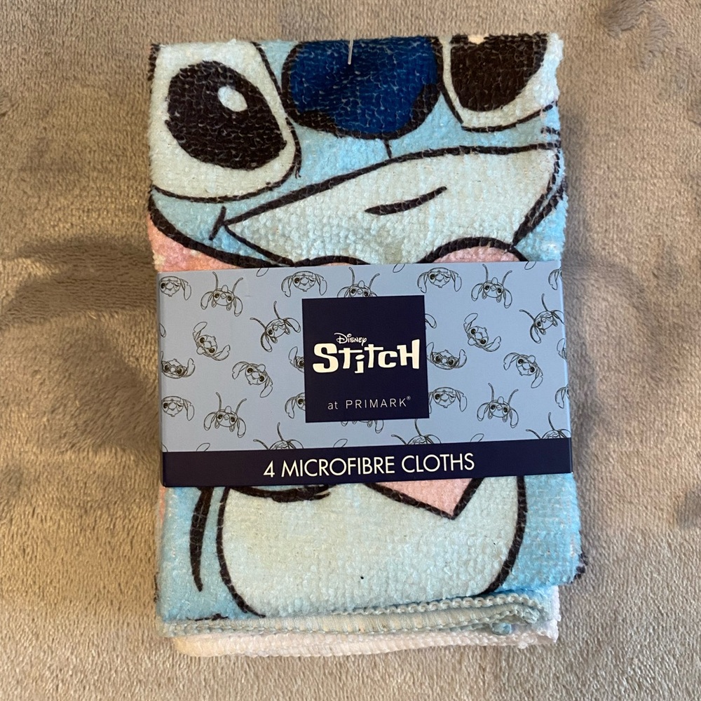 Disney Lilo & Stitch 4-Pack Microfiber Cloths